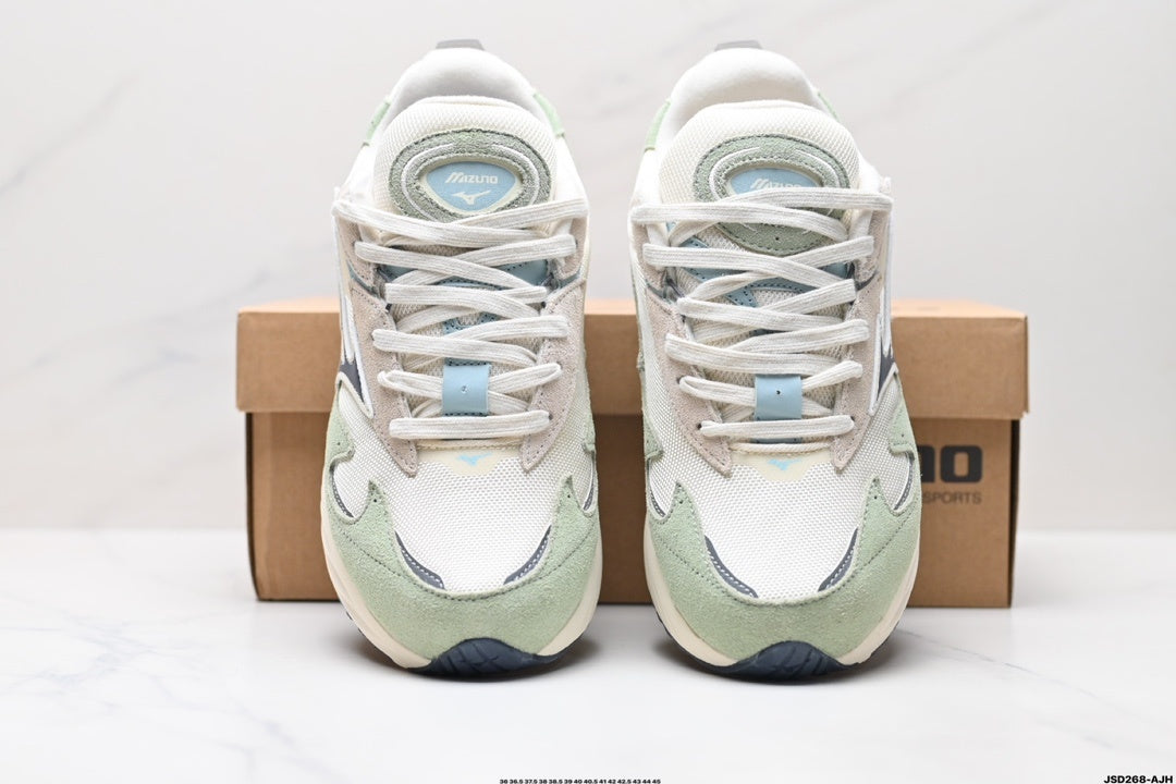 Mizuno Wave Rider β Retro Sneaker | White Mint | D1GA242401