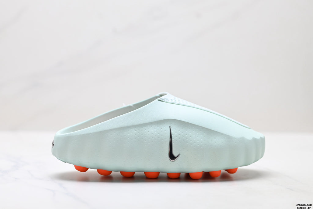 Nike Mind Body 001 Recovery Slide | Mint Green Orange | HQ4309-300