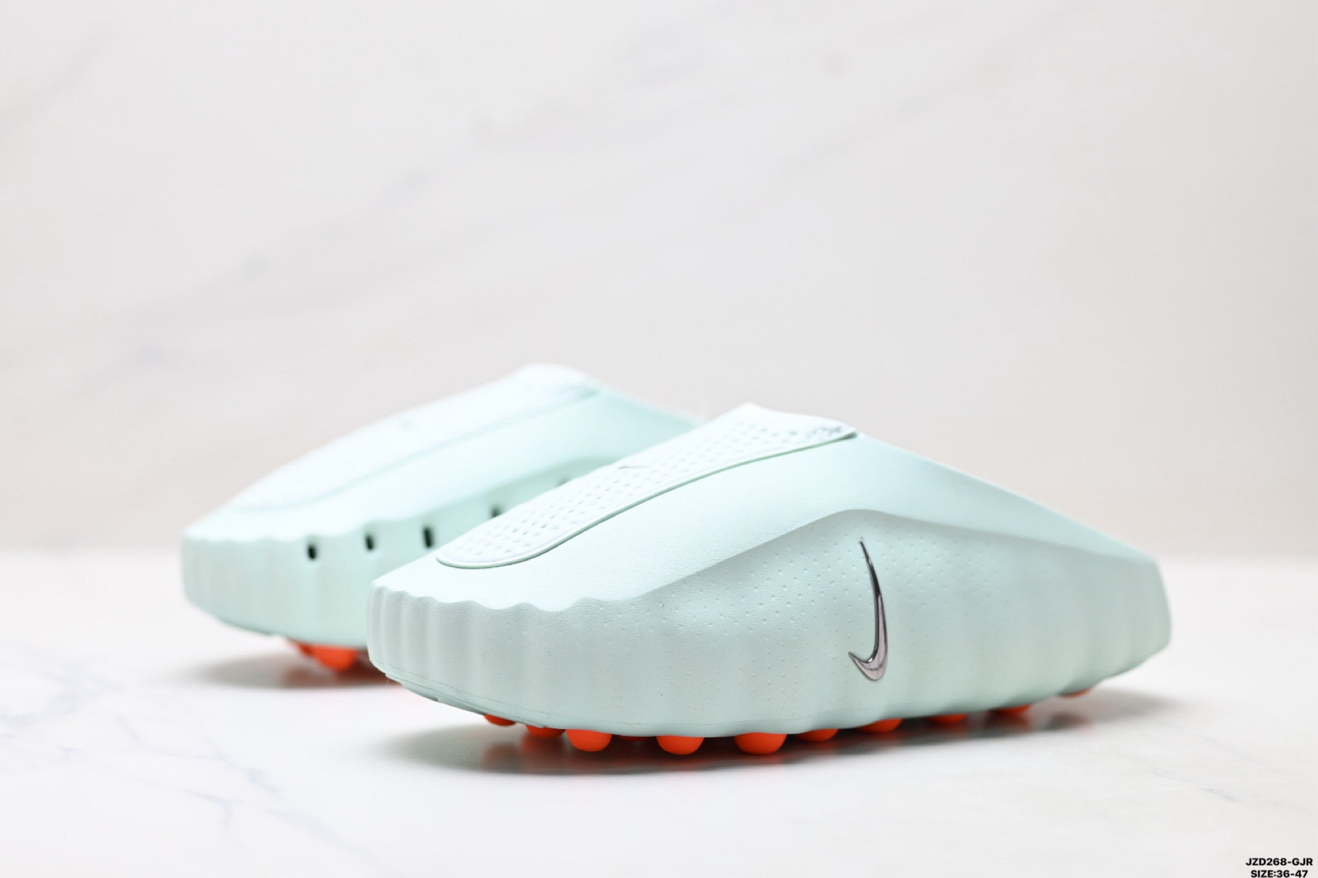 Nike Mind Body 001 Recovery Slide | Mint Green Orange | HQ4309-300