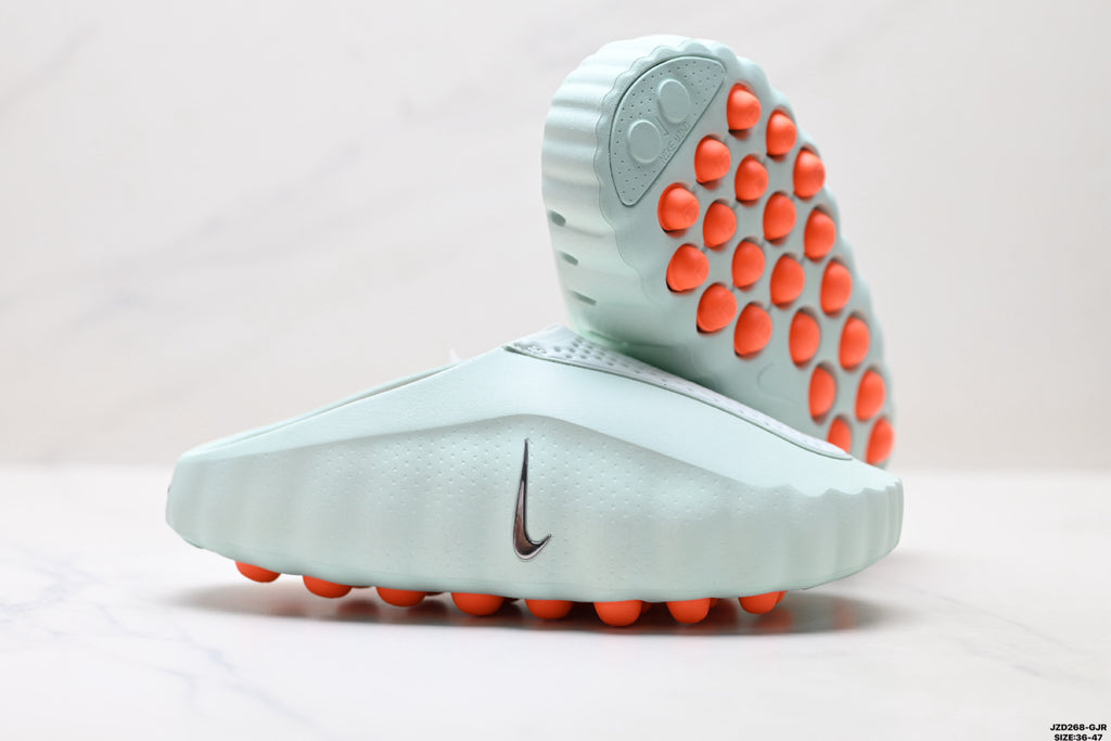 Nike Mind Body 001 Recovery Slide | Mint Green Orange | HQ4309-300