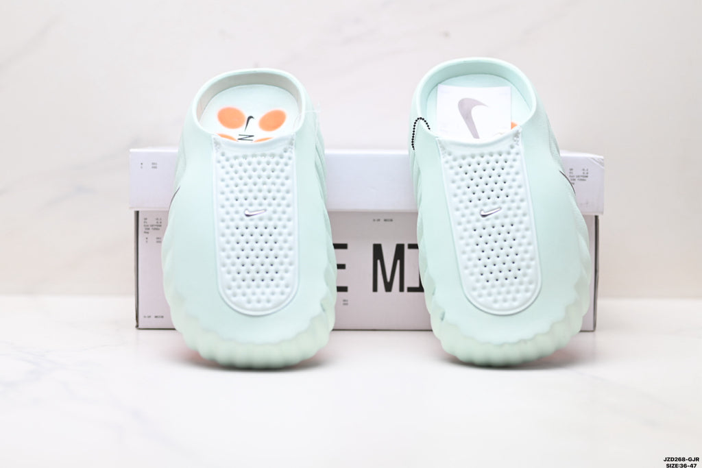 Nike Mind Body 001 Recovery Slide | Mint Green Orange | HQ4309-300