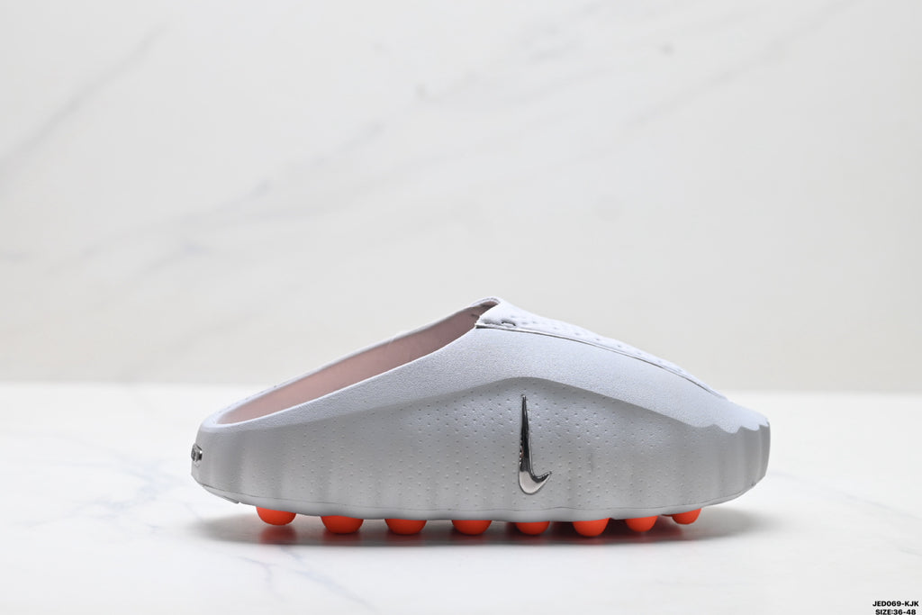 Nike Mind Body 001 Recovery Slide | Wolf Grey Orange | HQ4307-003