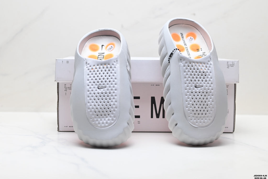 Nike Mind Body 001 Recovery Slide | Wolf Grey Orange | HQ4307-003