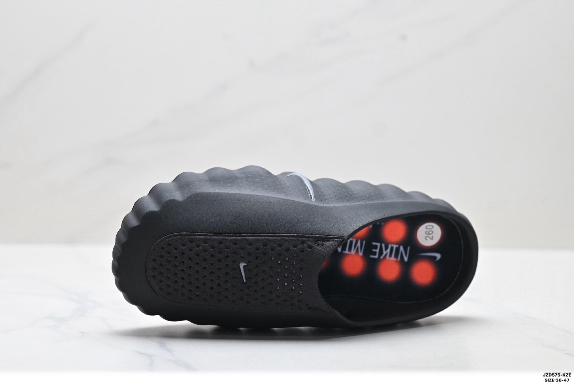 Nike Mind Body 001 Recovery Slide | Black Orange | IQ8502-001