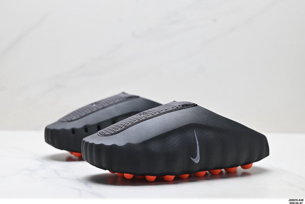 Nike Mind Body 001 Recovery Slide | Black Orange | IQ8502-001