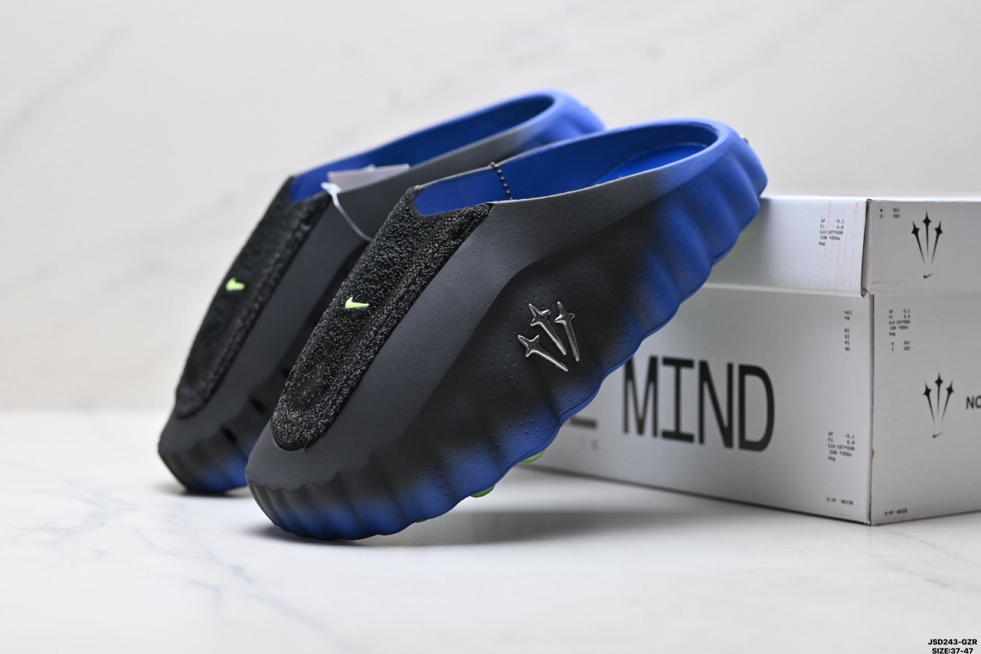 Nike Mind Body 001 Recovery Slide | Deep Blue Volt | IR2175-401