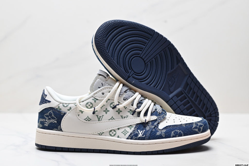 Nike Air Jordan 1 Low x Travis Scott | Denim Monogram | DS2088-001