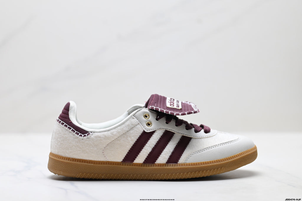 Adidas Originals x Wales Bonner Samba OG | Cream Burgundy Gum | IE0586