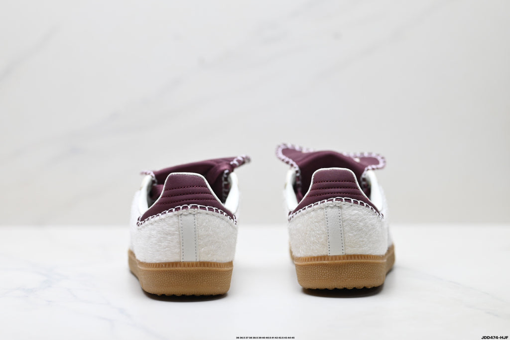 Adidas Originals x Wales Bonner Samba OG | Cream Burgundy Gum | IE0586