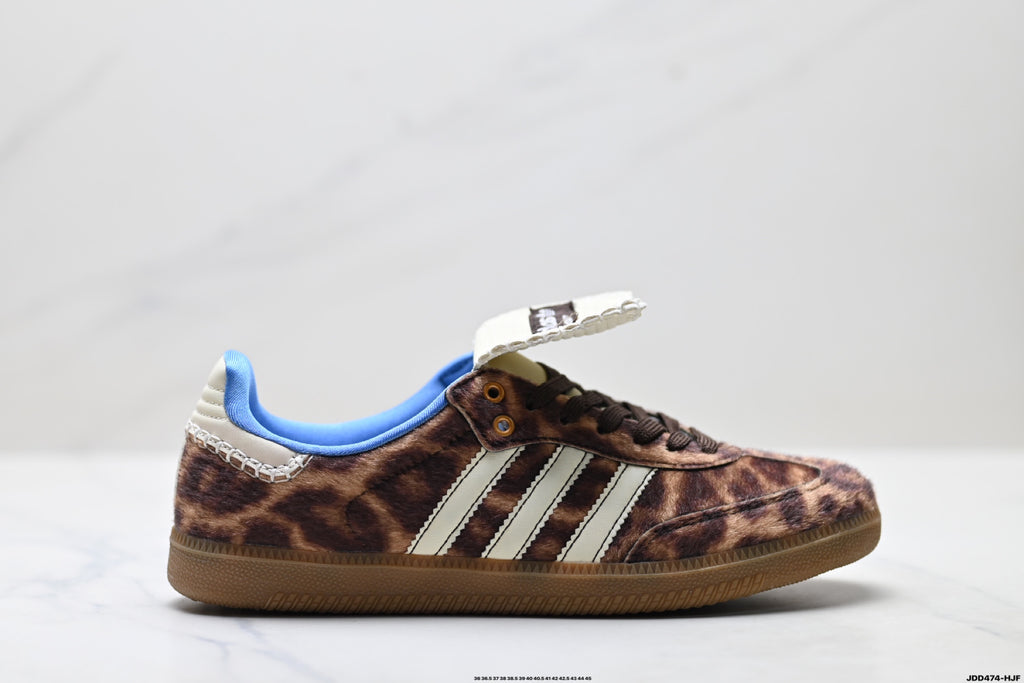 Adidas Originals x Wales Bonner Samba OG | Leopard Sky Blue | IE0586