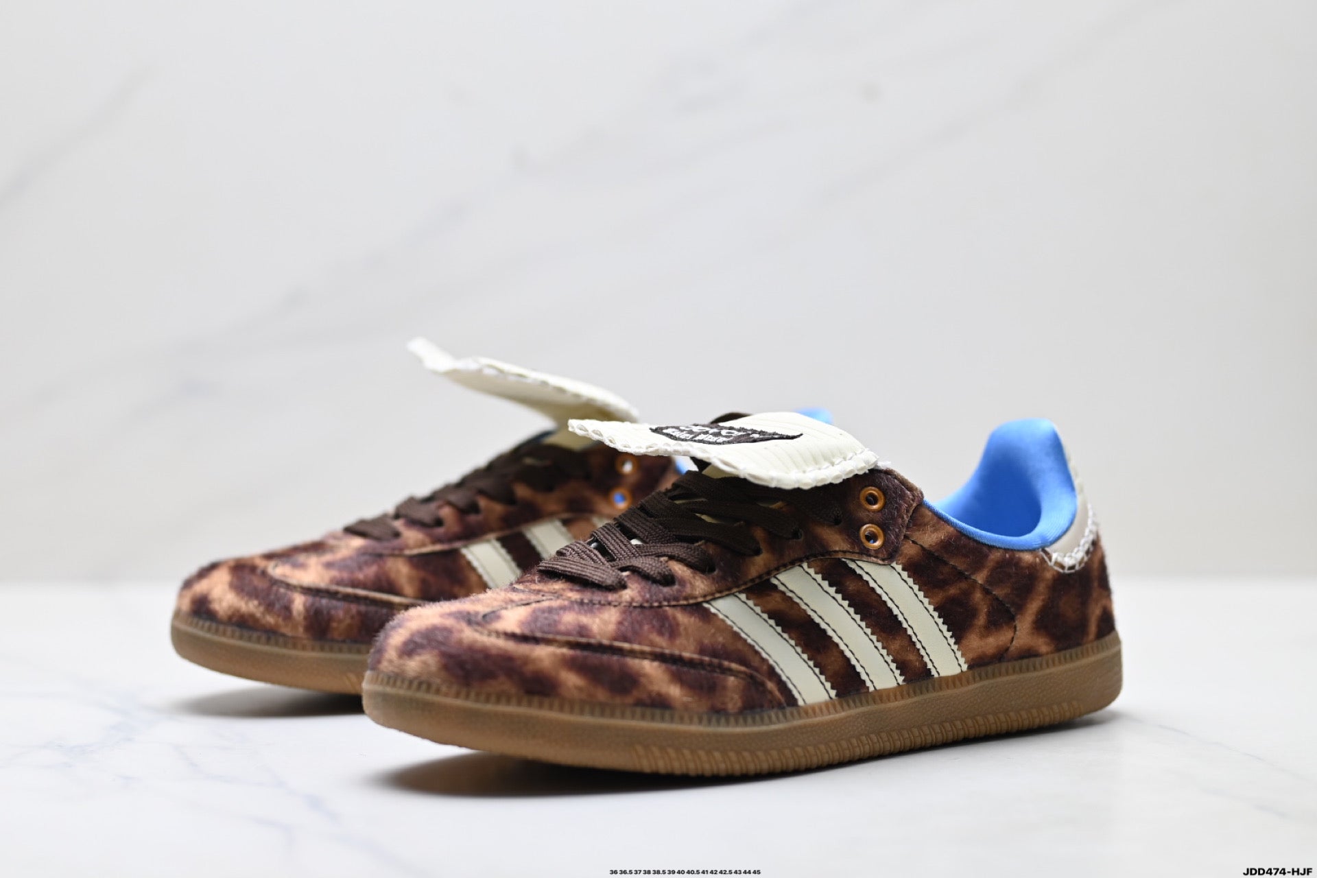 Adidas Originals x Wales Bonner Samba OG | Leopard Sky Blue | IE0586