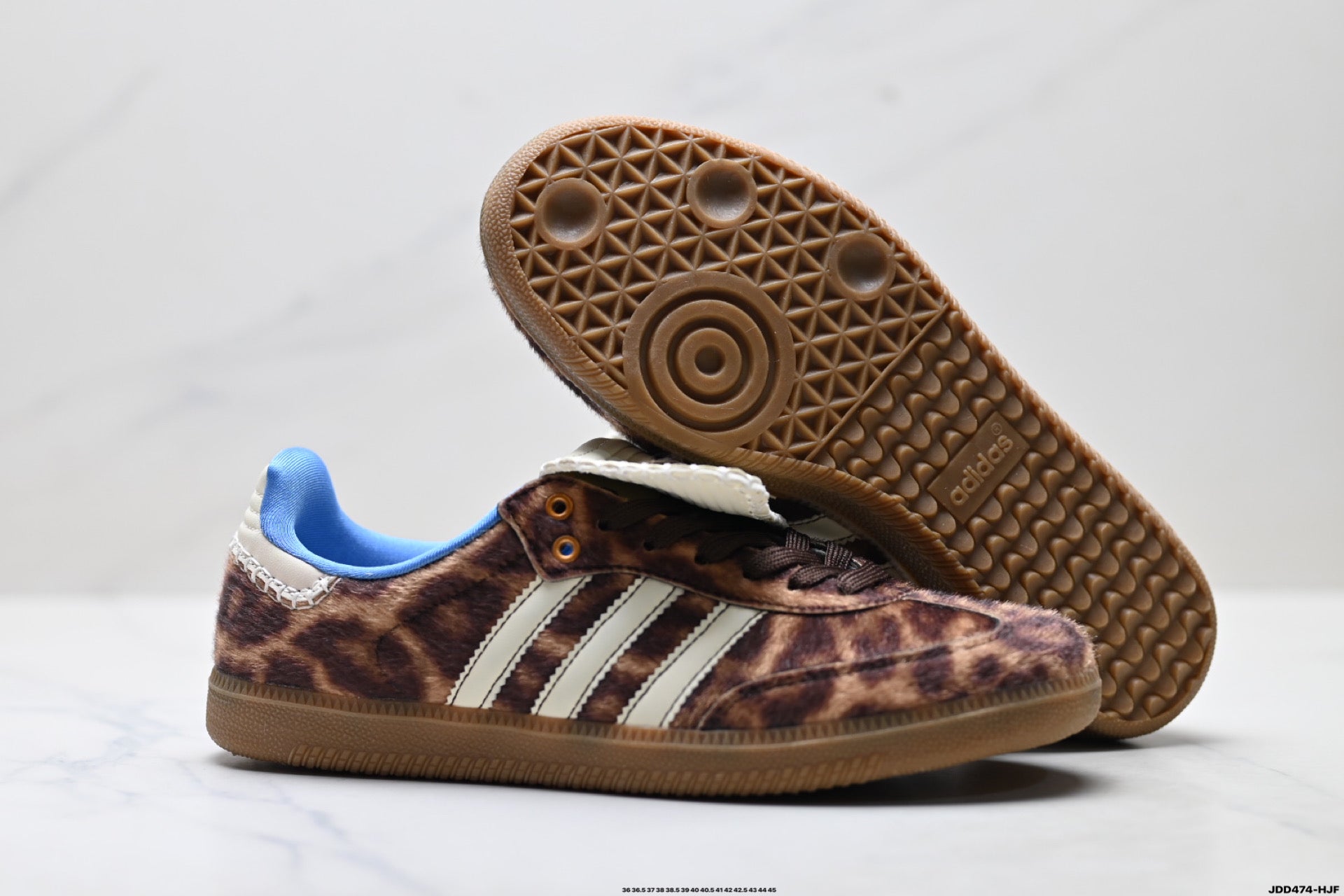 Adidas Originals x Wales Bonner Samba OG | Leopard Sky Blue | IE0586