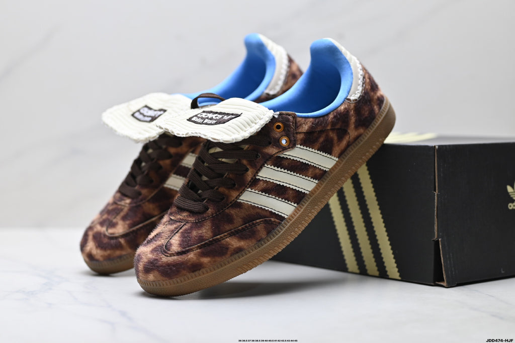 Adidas Originals x Wales Bonner Samba OG | Leopard Sky Blue | IE0586