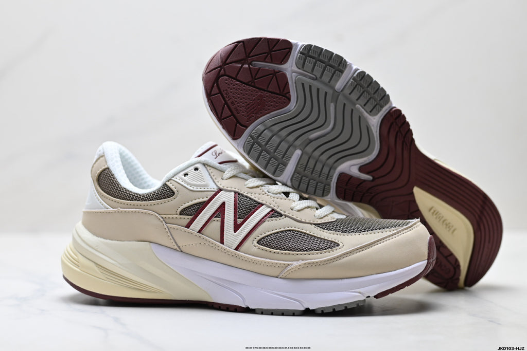 New Balance 990v6 | Cream Burgundy Olive | M990CH6 | Made in USA