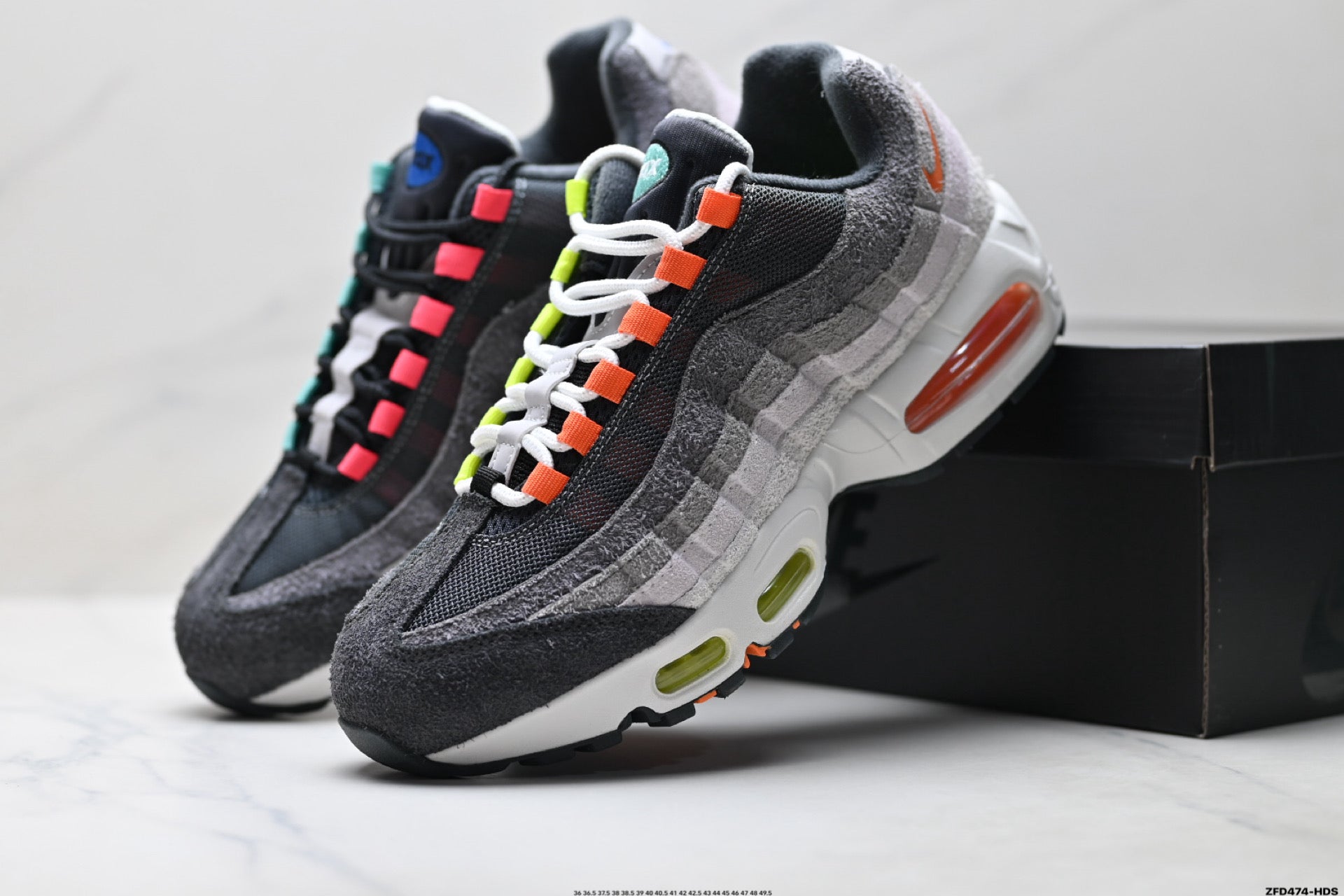 Nike Air Max 95 OG | Grey Pink Green Blue | IU2636-300