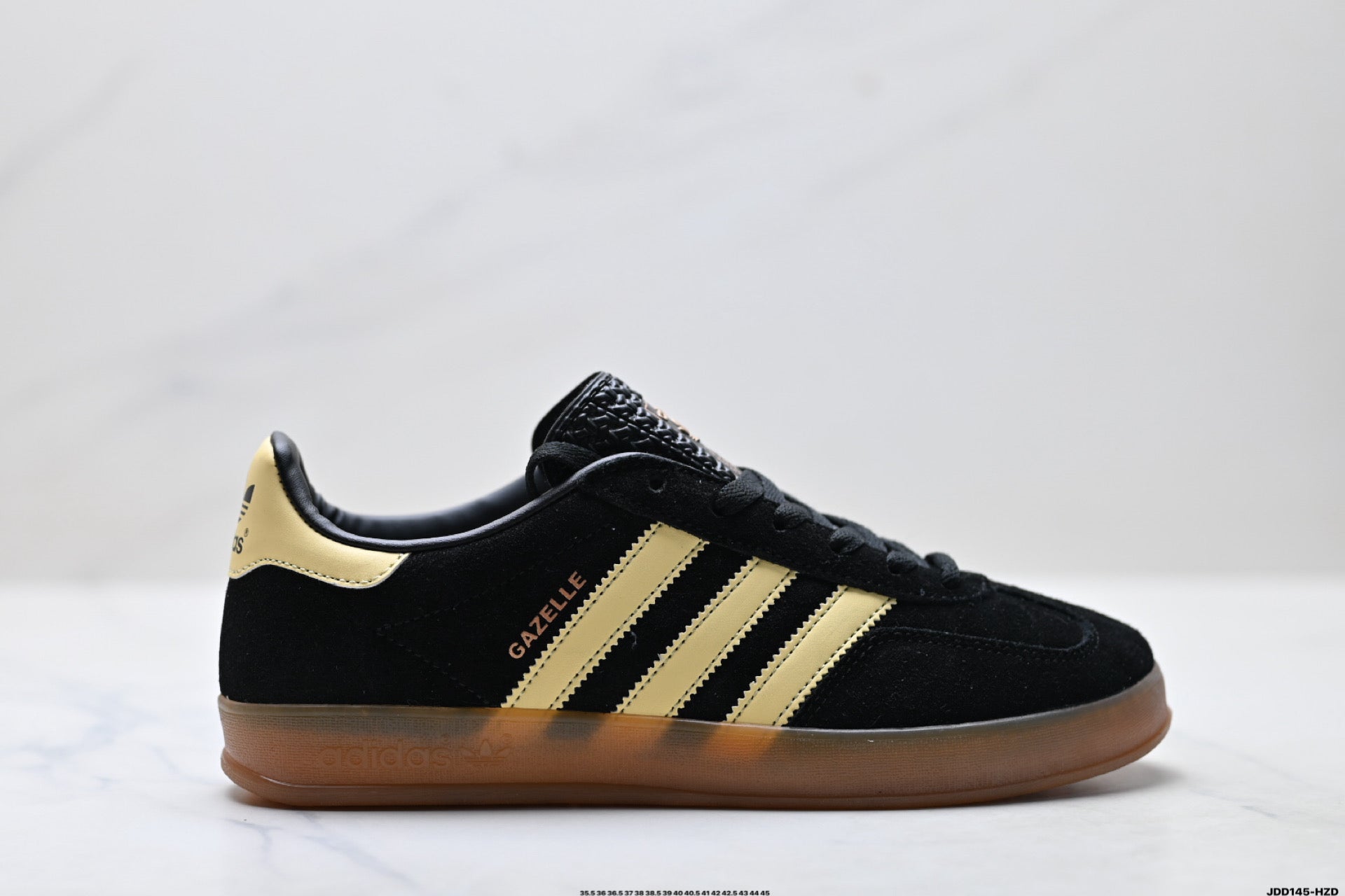 Adidas Originals Gazelle | Black Gold Gum | IG1499