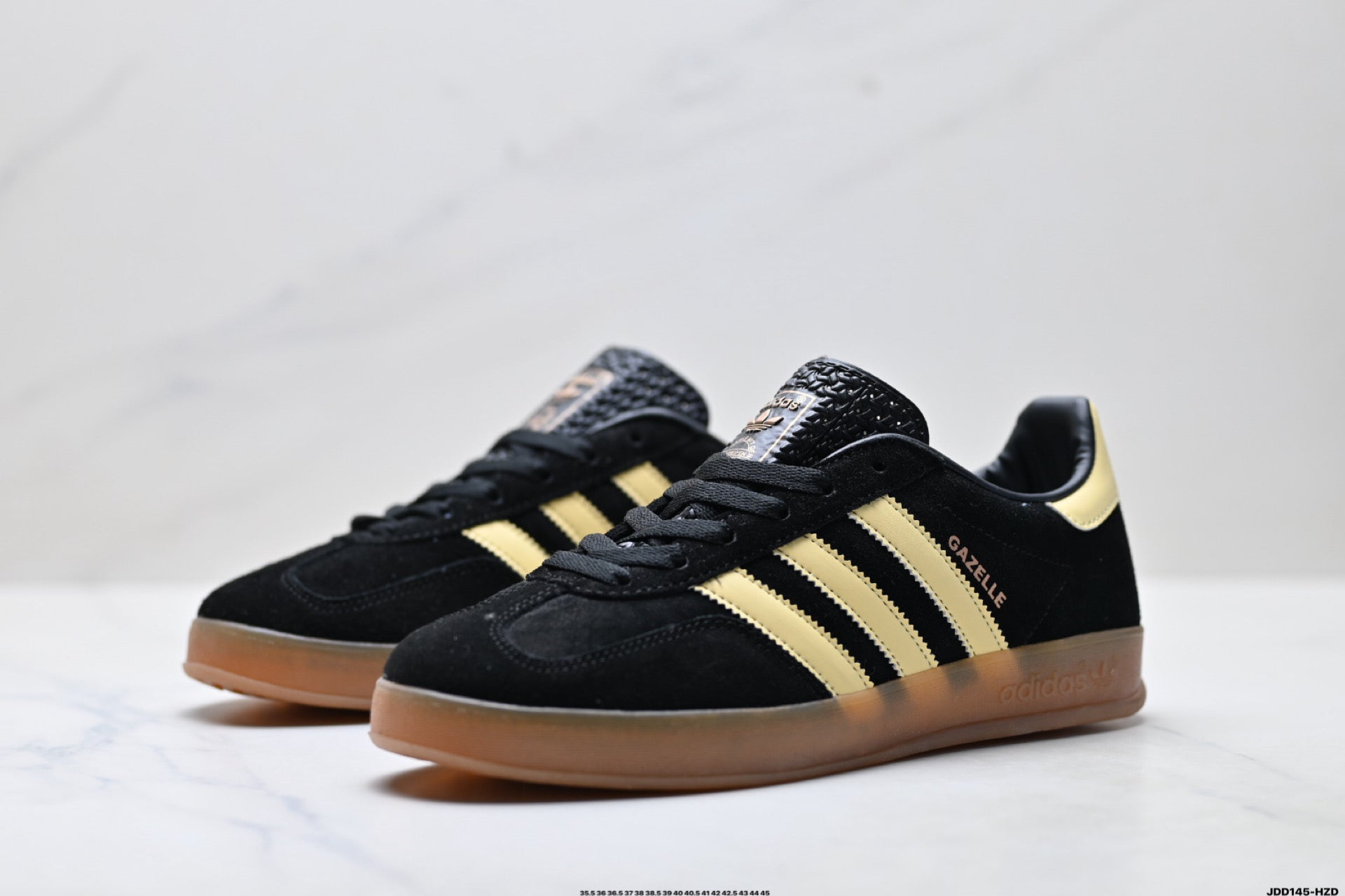 Adidas Originals Gazelle | Black Gold Gum | IG1499
