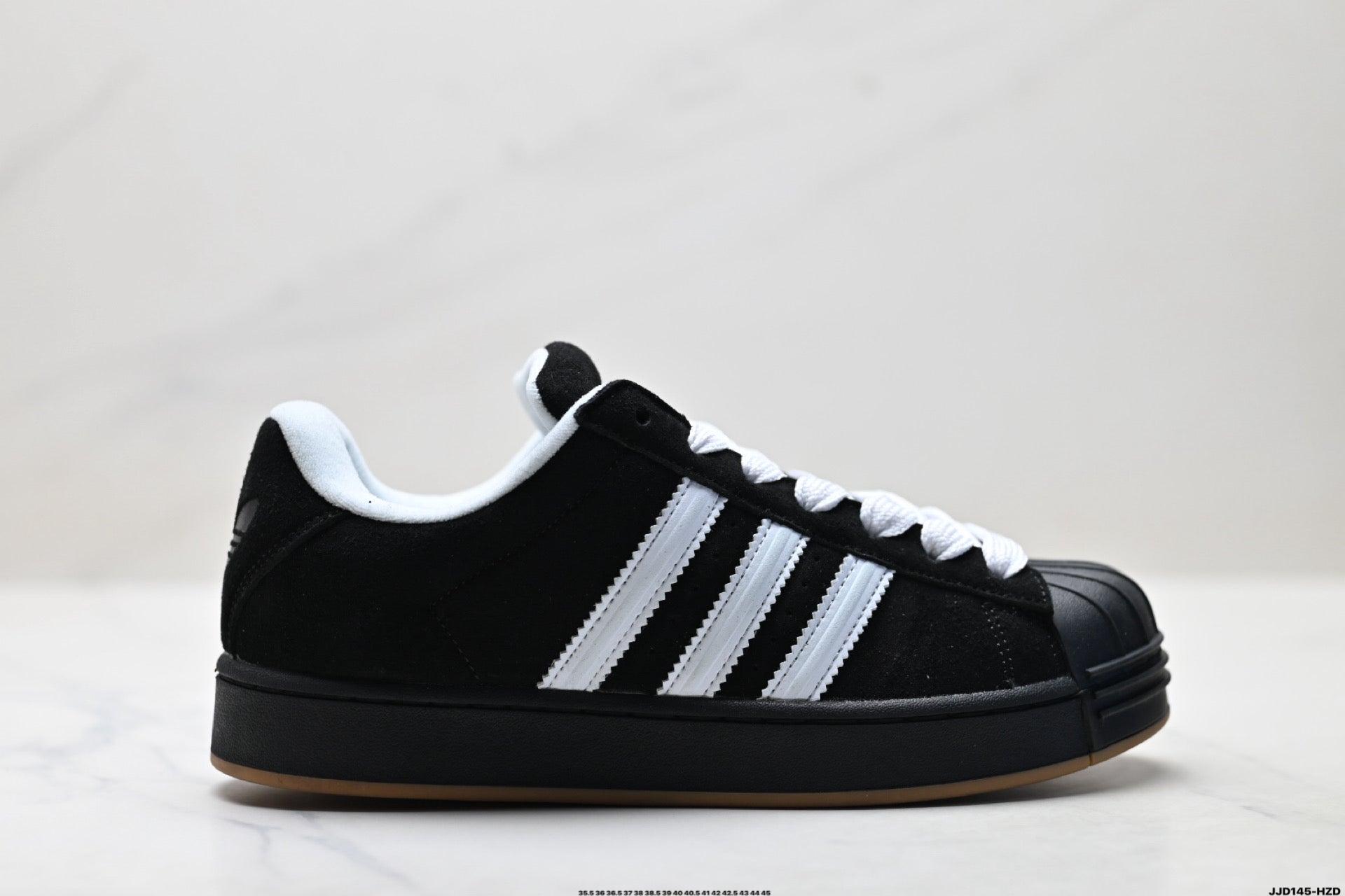 Adidas Originals Superstar XLG | Black White Gum | KI3512