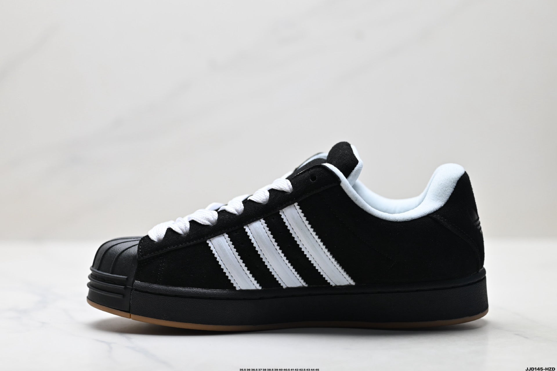 Adidas Originals Superstar XLG | Black White Gum | KI3512