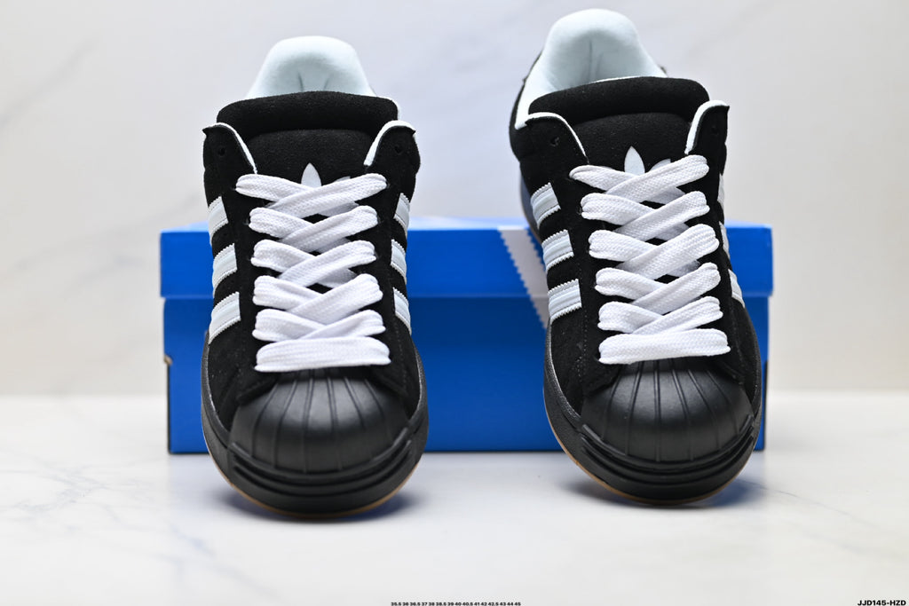 Adidas Originals Superstar XLG | Black White Gum | KI3512