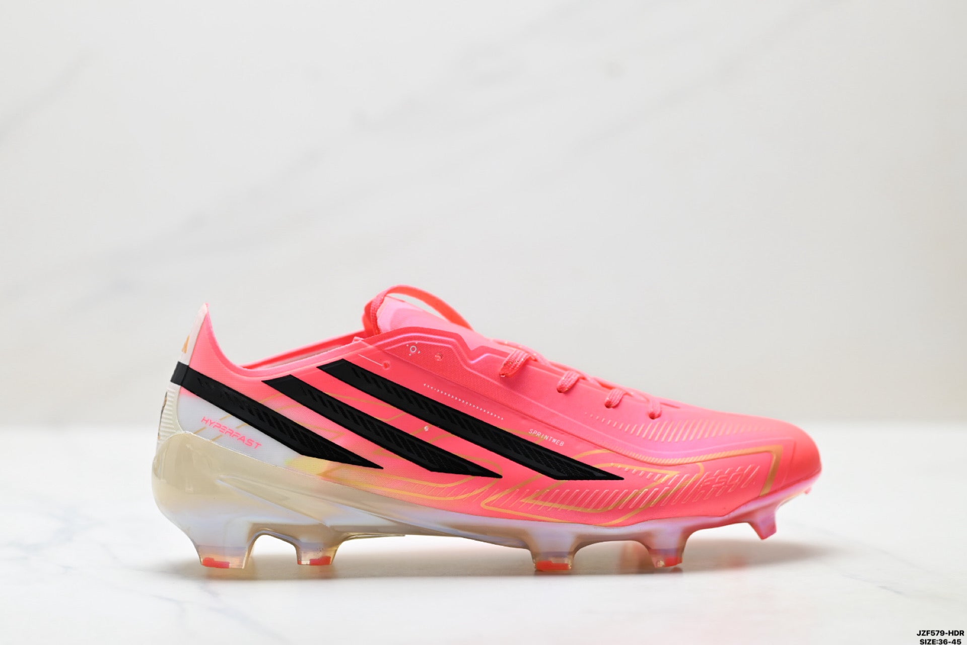 Adidas F50 Elite LL FG | Solar Pink Black Gold | XH6804
