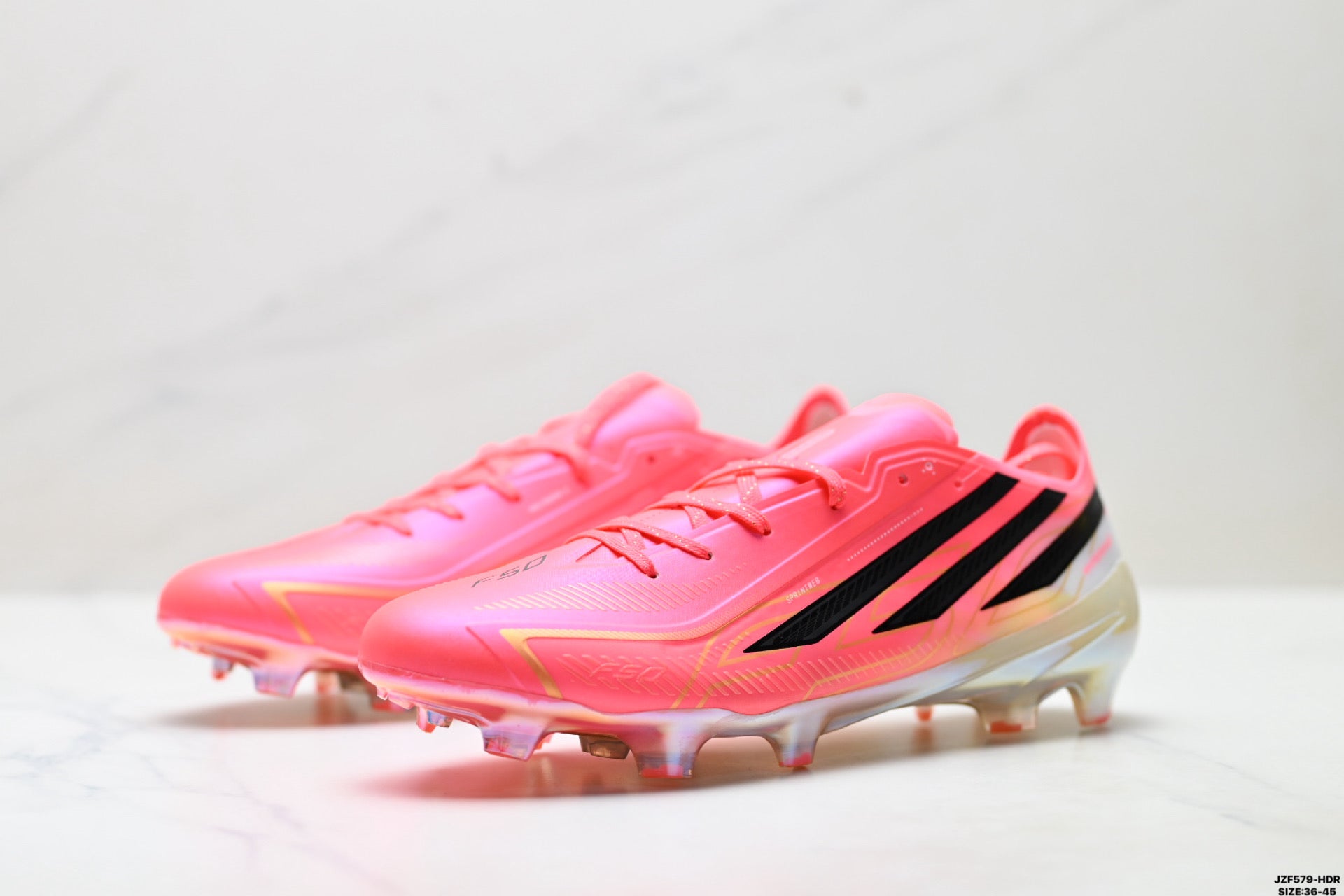 Adidas F50 Elite LL FG | Solar Pink Black Gold | XH6804