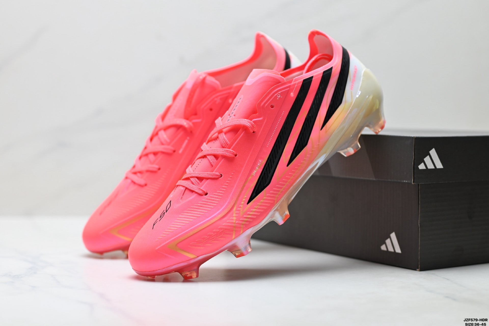 Adidas F50 Elite LL FG | Solar Pink Black Gold | XH6804