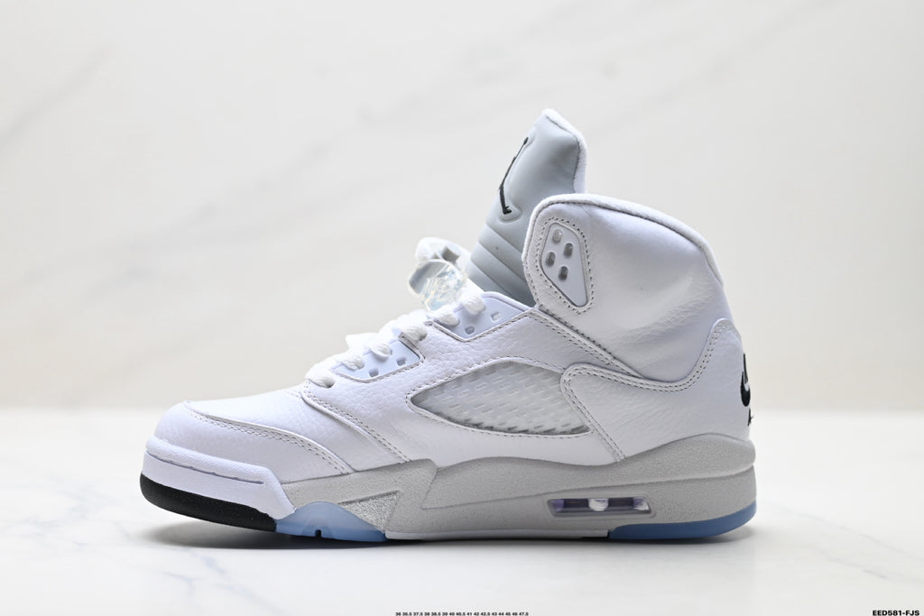 Air Jordan 5 Retro | White Metallic Silver | HQ7978-103
