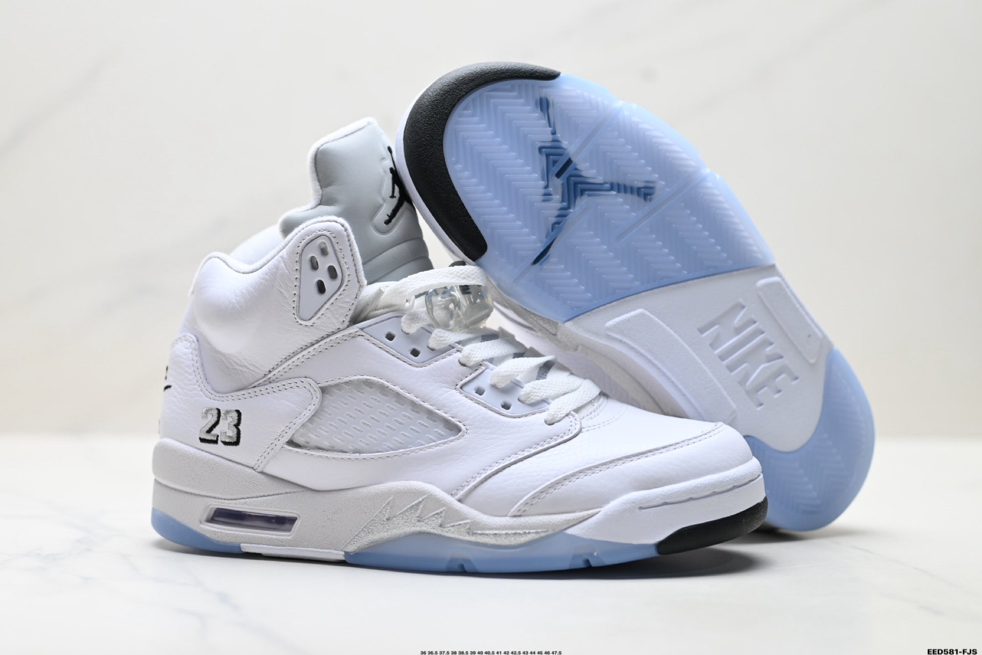 Air Jordan 5 Retro | White Metallic Silver | HQ7978-103