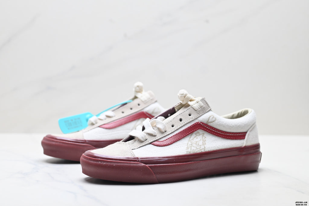 Vans × Bolin LX Old Skool 36 | Year of the Horse | Marshmallow Burgundy | VN000EJUHRW