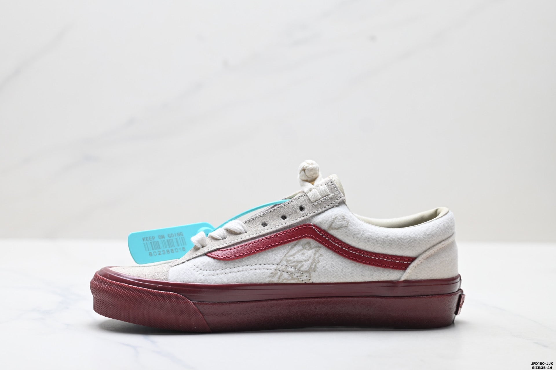 Vans × Bolin LX Old Skool 36 | Year of the Horse | Marshmallow Burgundy | VN000EJUHRW