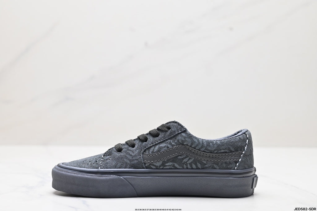 White Mountaineering × Vans Sk8 | Triple Black Botanical | VN000BVXY50