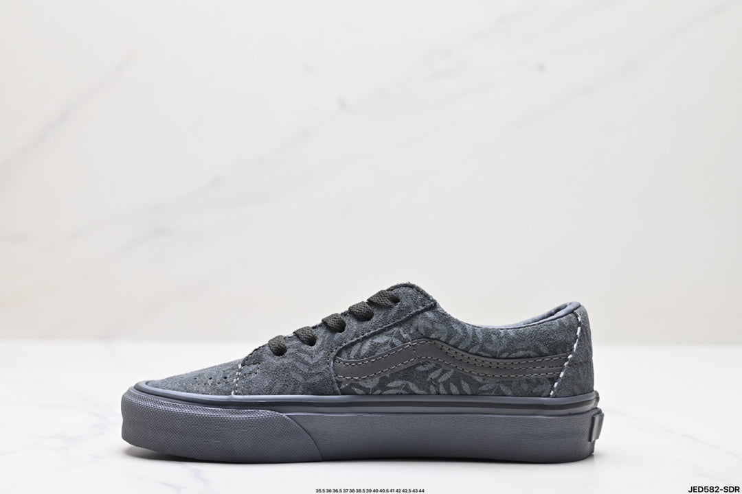 White Mountaineering × Vans Sk8 | Triple Black Botanical | VN000BVXY50