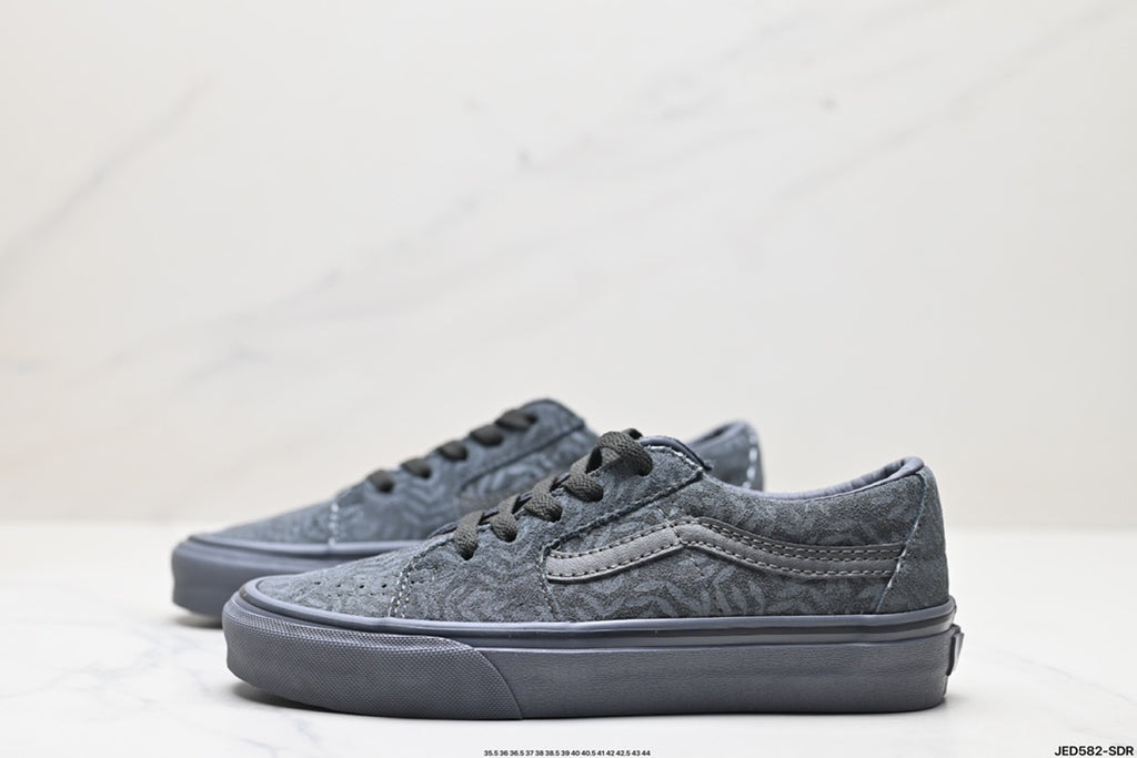 White Mountaineering × Vans Sk8 | Triple Black Botanical | VN000BVXY50