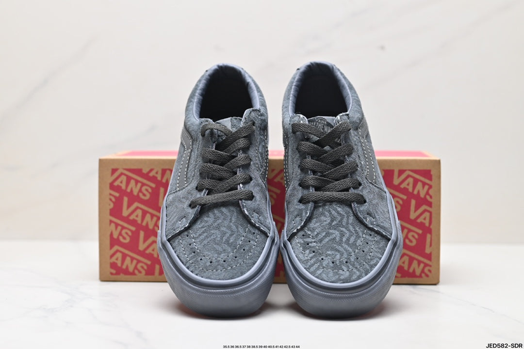White Mountaineering × Vans Sk8 | Triple Black Botanical | VN000BVXY50