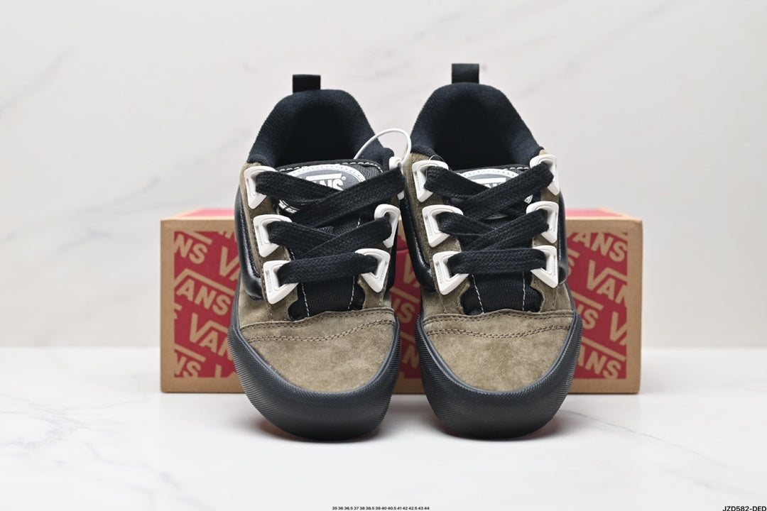 Vans Knu-Skool Dr | Olive Black | VN000CZU0BP