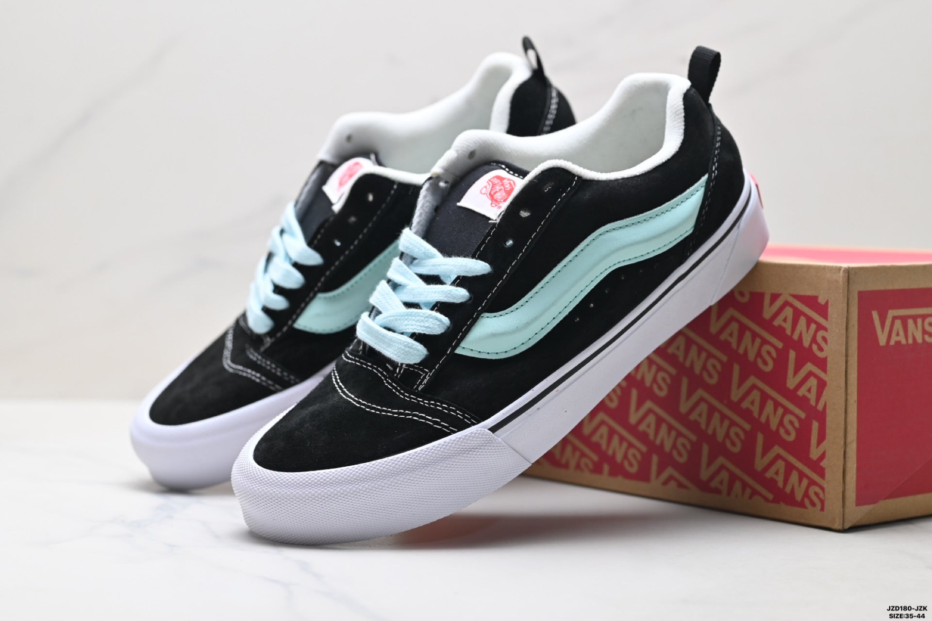 Vans Knu-Skool | Black Mint White | VN0009QC6BT1