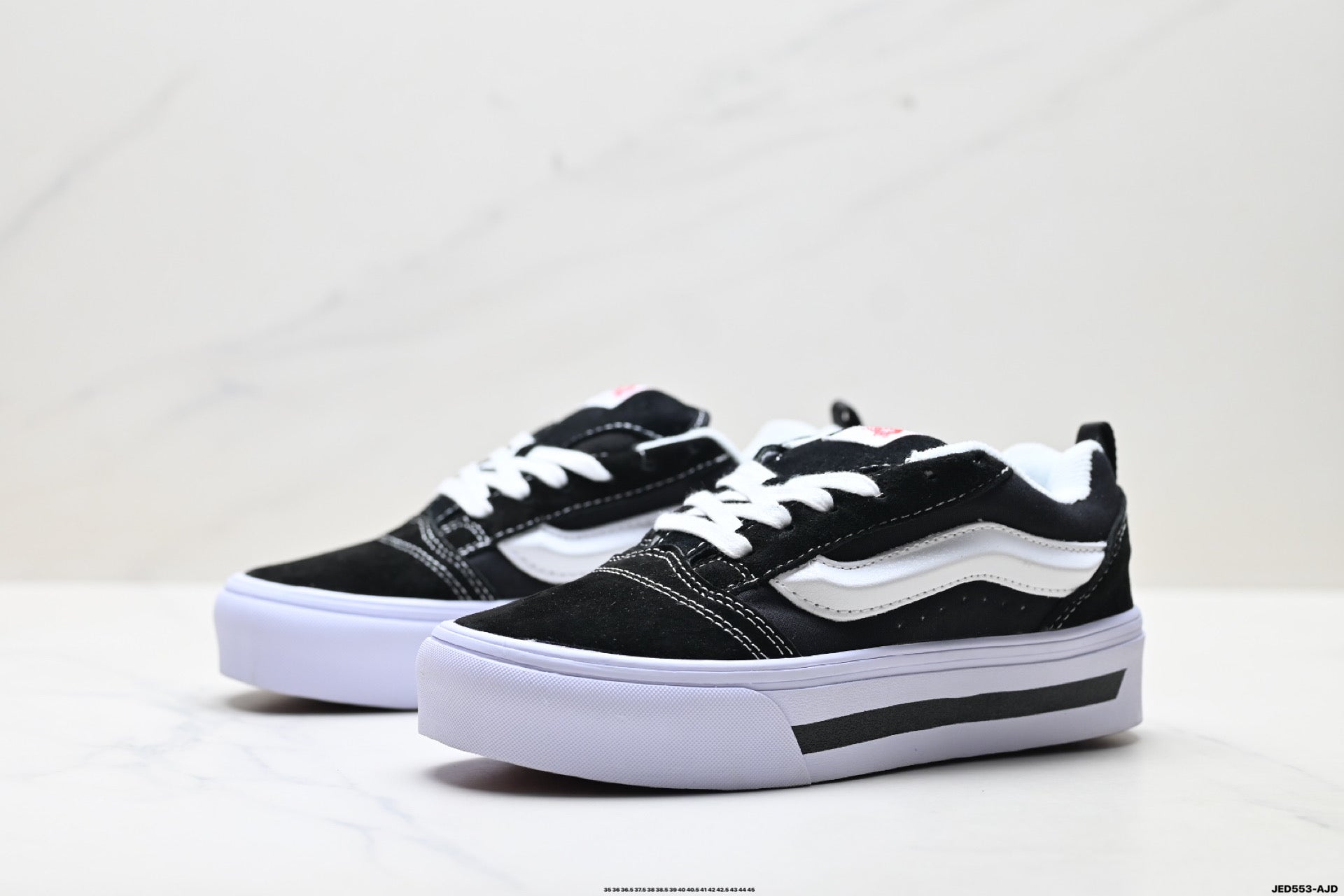 Vans Knu-Skool | Black White Canvas | VN000CP6BA2