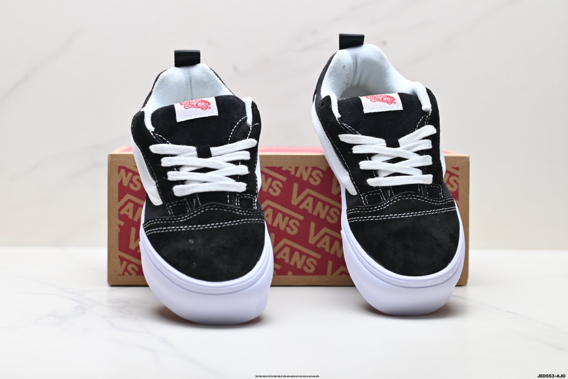 Vans Knu-Skool | Black White Canvas | VN000CP6BA2