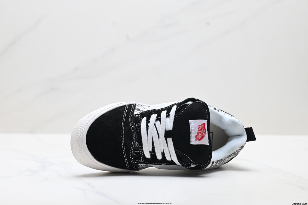 Vans × Sneakersnstuff (SNS) Knu-Skool | Black White Graffiti | VN-OD3HY28