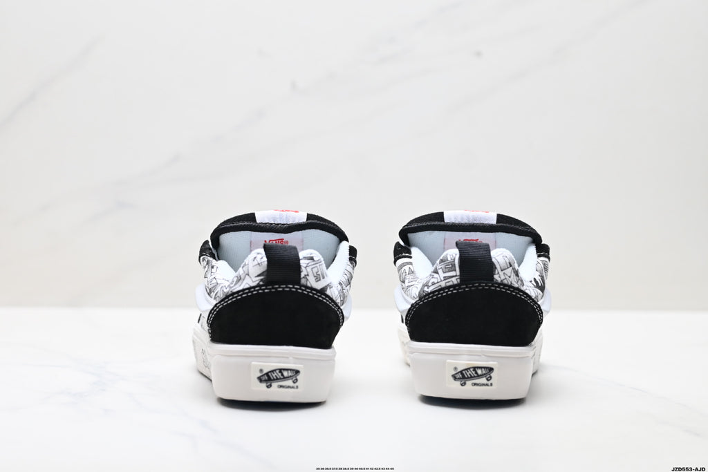 Vans × Sneakersnstuff (SNS) Knu-Skool | Black White Graffiti | VN-OD3HY28