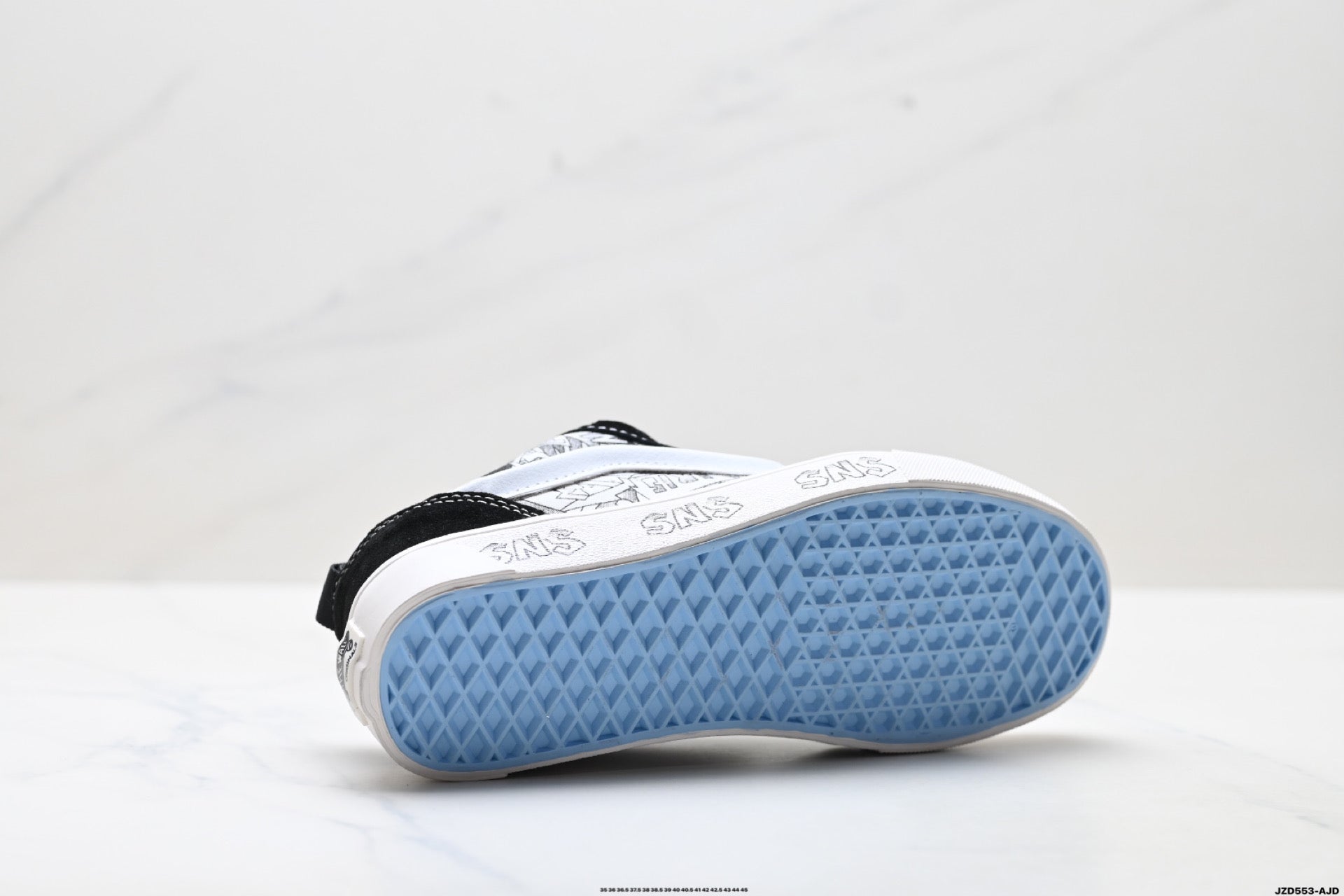 Vans × Sneakersnstuff (SNS) Knu-Skool | Black White Graffiti | VN-OD3HY28