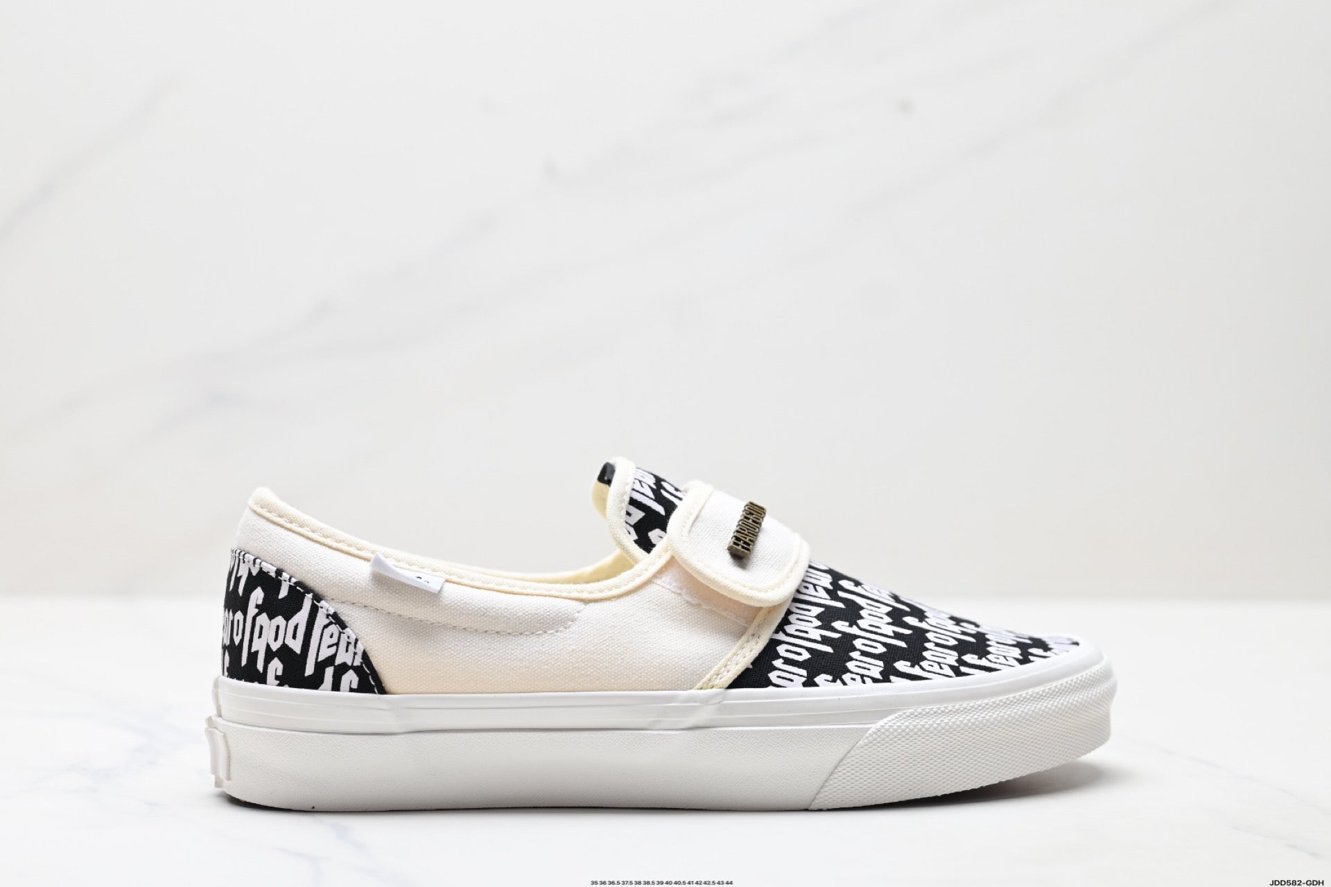 Vans × Fear of God | Slip-On | Black White FOG Allover Print