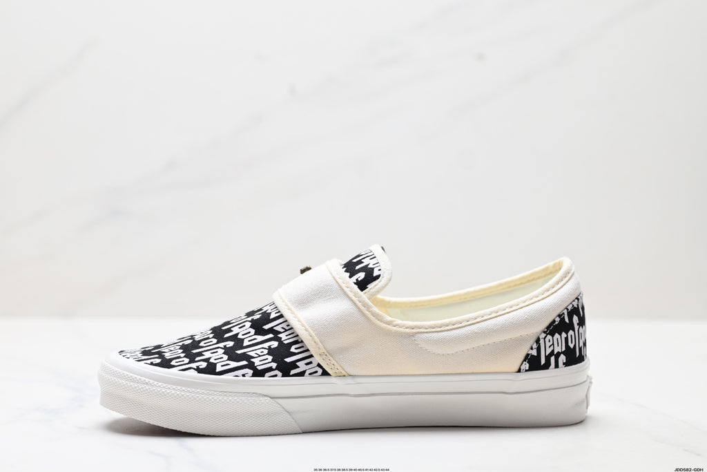 Vans × Fear of God | Slip-On | Black White FOG Allover Print