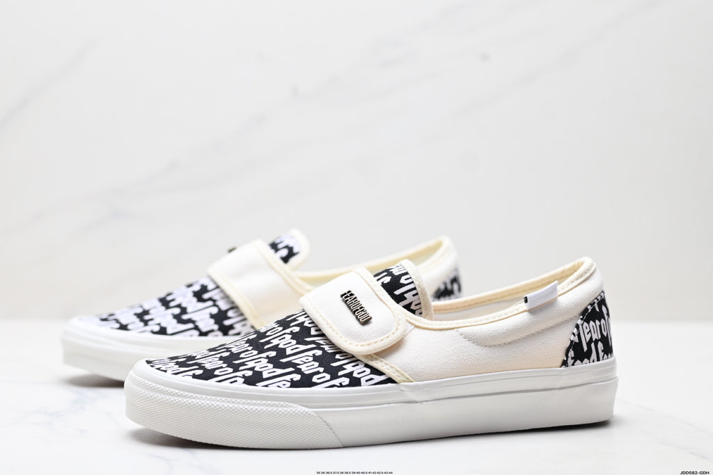 Vans × Fear of God | Slip-On | Black White FOG Allover Print