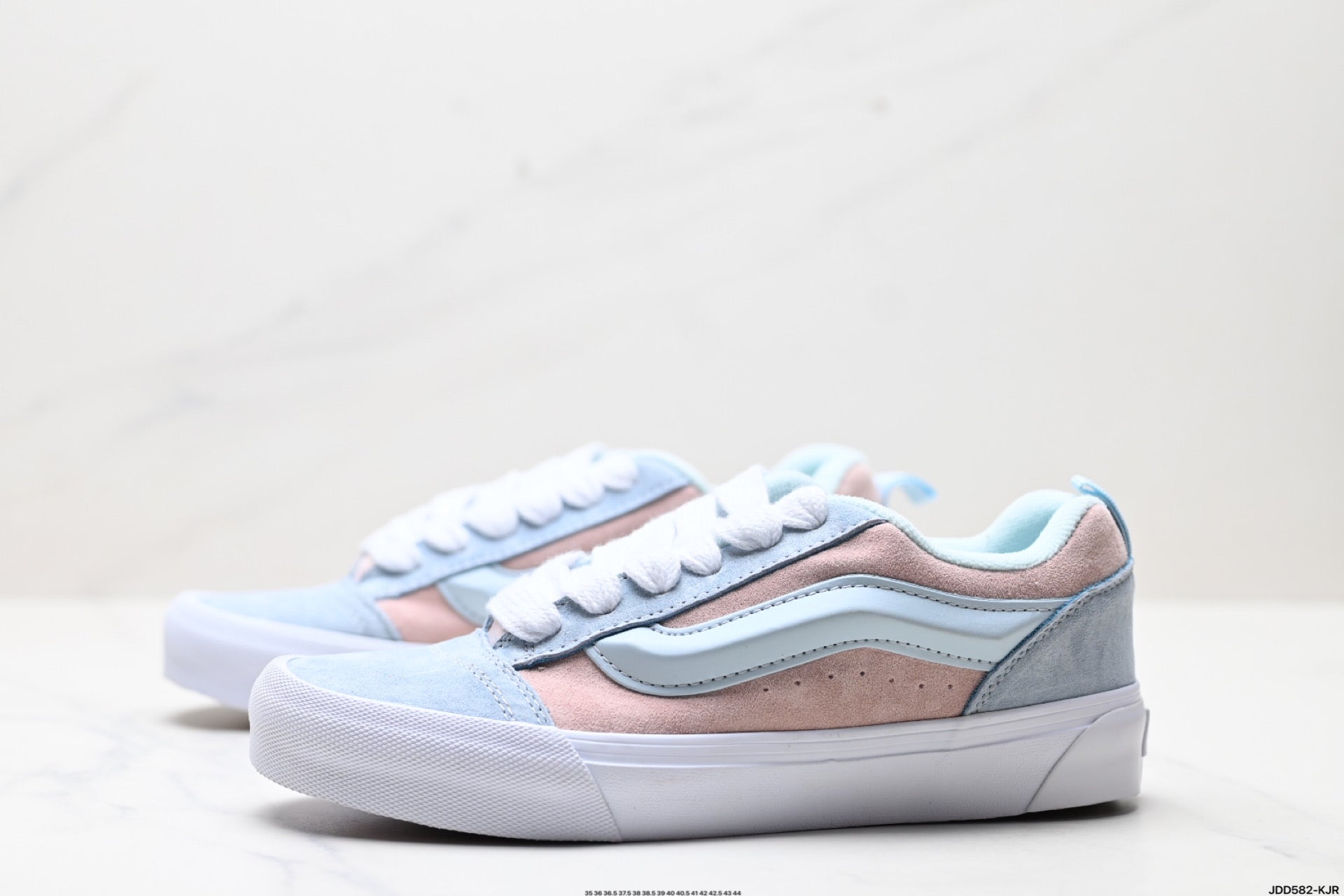 Vans Knu-Skool | Baby Blue Pink White | VN000D6ZGG9