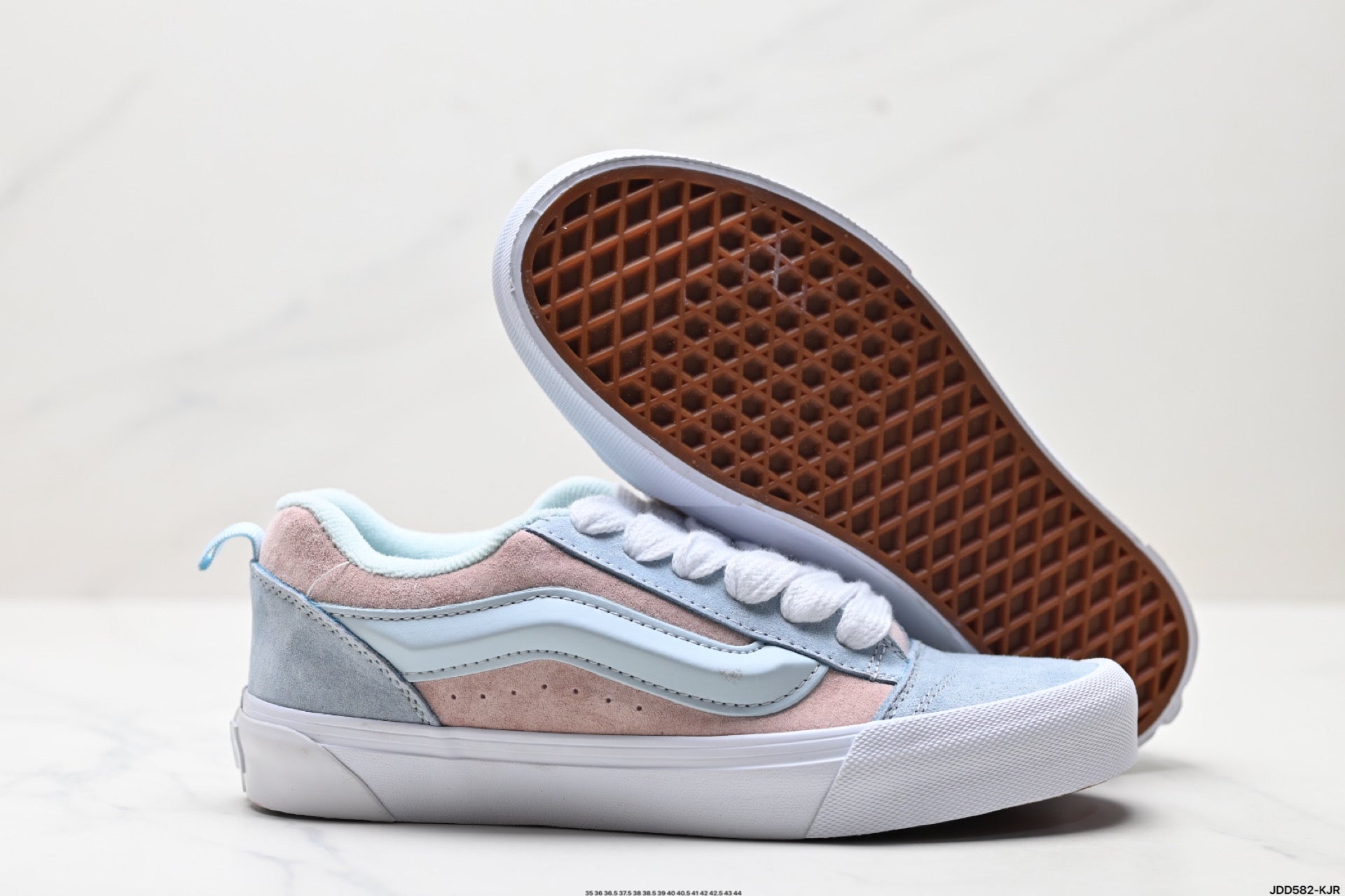 Vans Knu-Skool | Baby Blue Pink White | VN000D6ZGG9