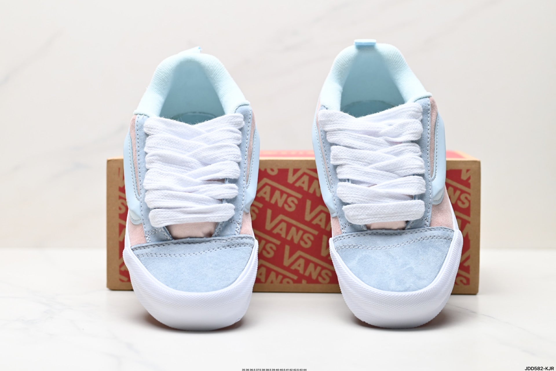 Vans Knu-Skool | Baby Blue Pink White | VN000D6ZGG9