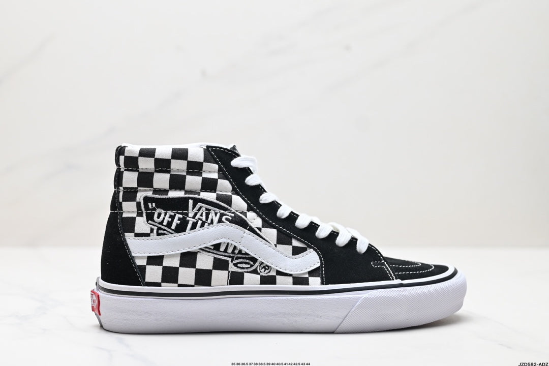 Vans SK8-Hi | Black White Checkerboard | VN0A38GEUPV