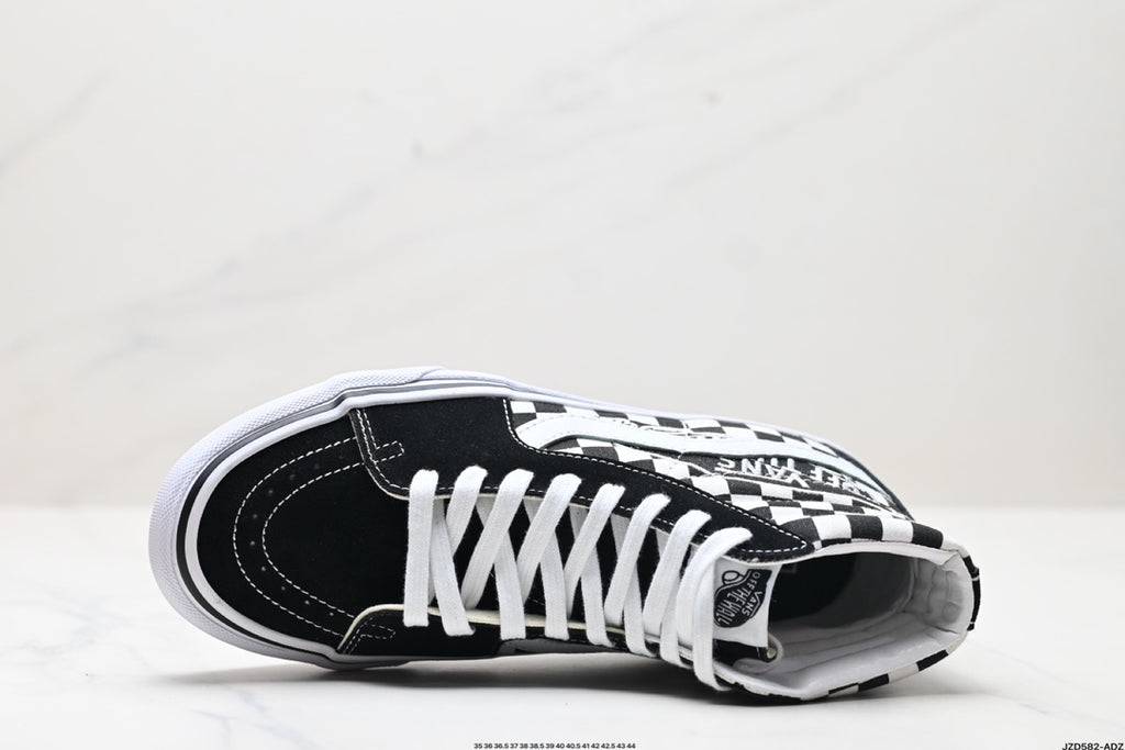 Vans SK8-Hi | Black White Checkerboard | VN0A38GEUPV
